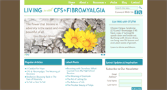 Desktop Screenshot of livingwithcfs.com